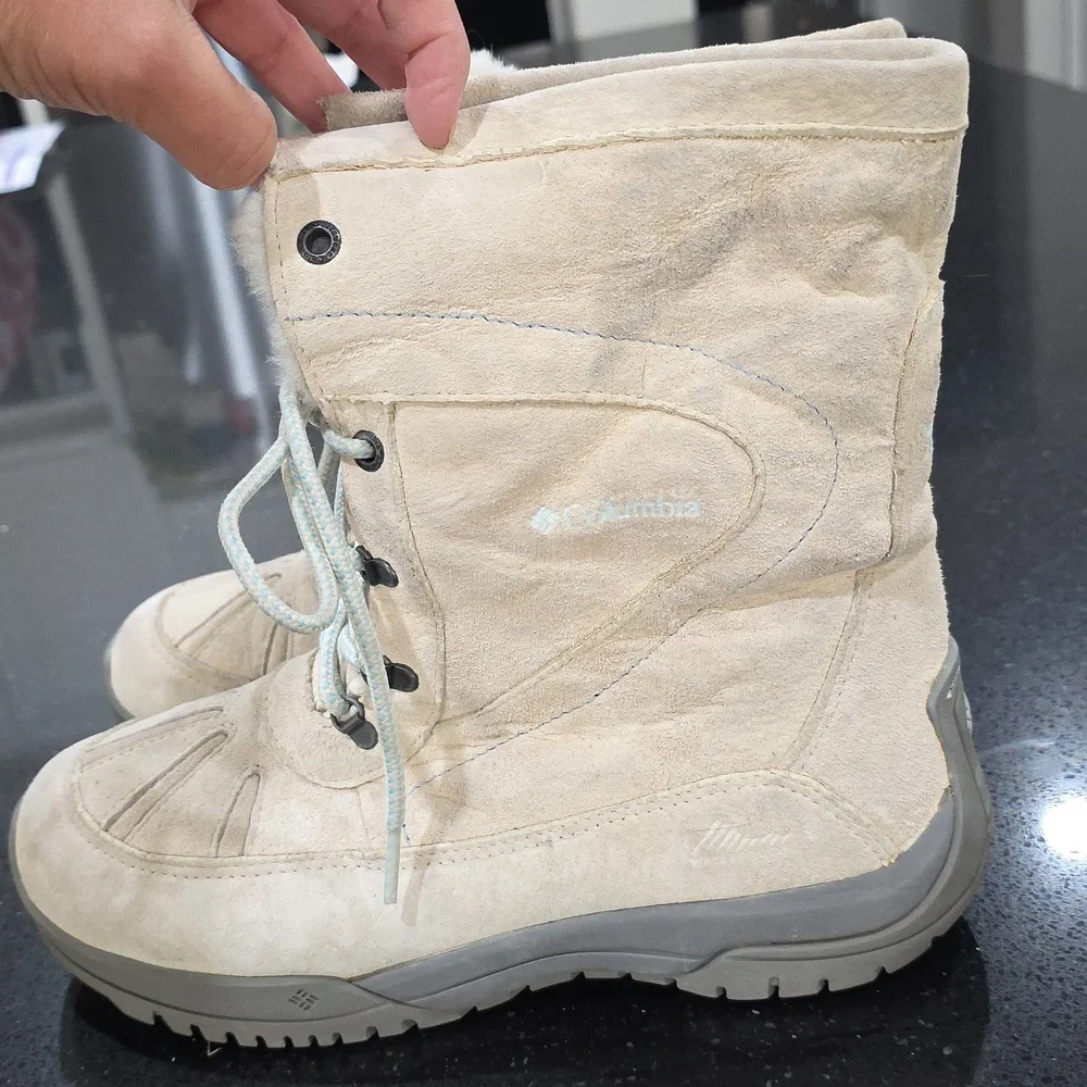 Columbia Lavela Women's Tan Waterproof Winter Boots Size 8 - Picture 7 of 9
